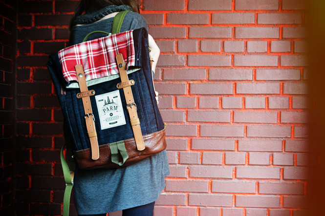 Parm City Travel - дизайнерский рюкзак ручной работы